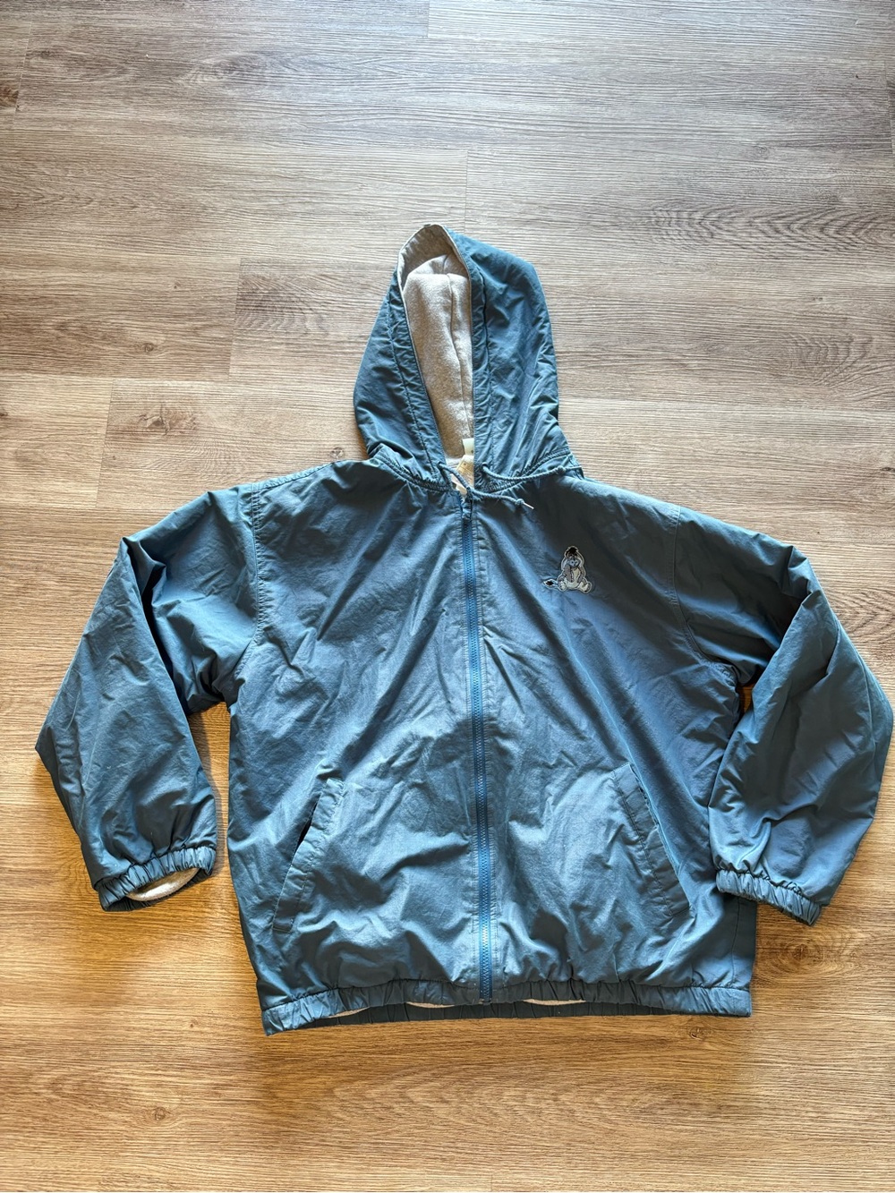 Vintage Disney Blue Eeyore Outdoor Jacket